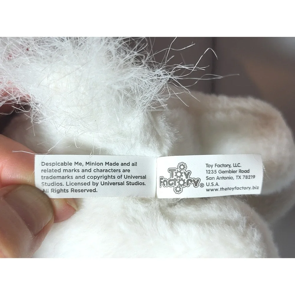 Despicable Me  Lucky the Unigoat Plush Minion Made White Goat Stuffed Animal 11